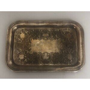 Vintage Silver Sheffield Reproductions Rectangular Platter Tray